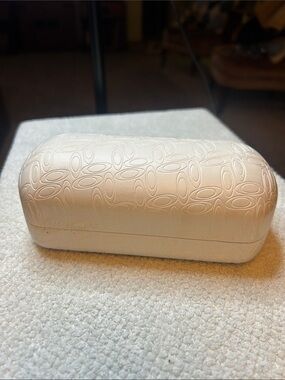 Oakley White Embossed Sunglasses Case